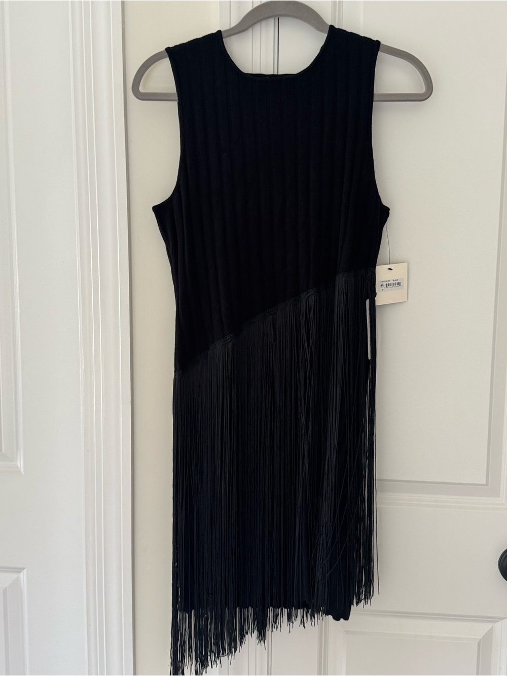 The Good Journey Black Festival Fringe Sleeveless Dress size Medium